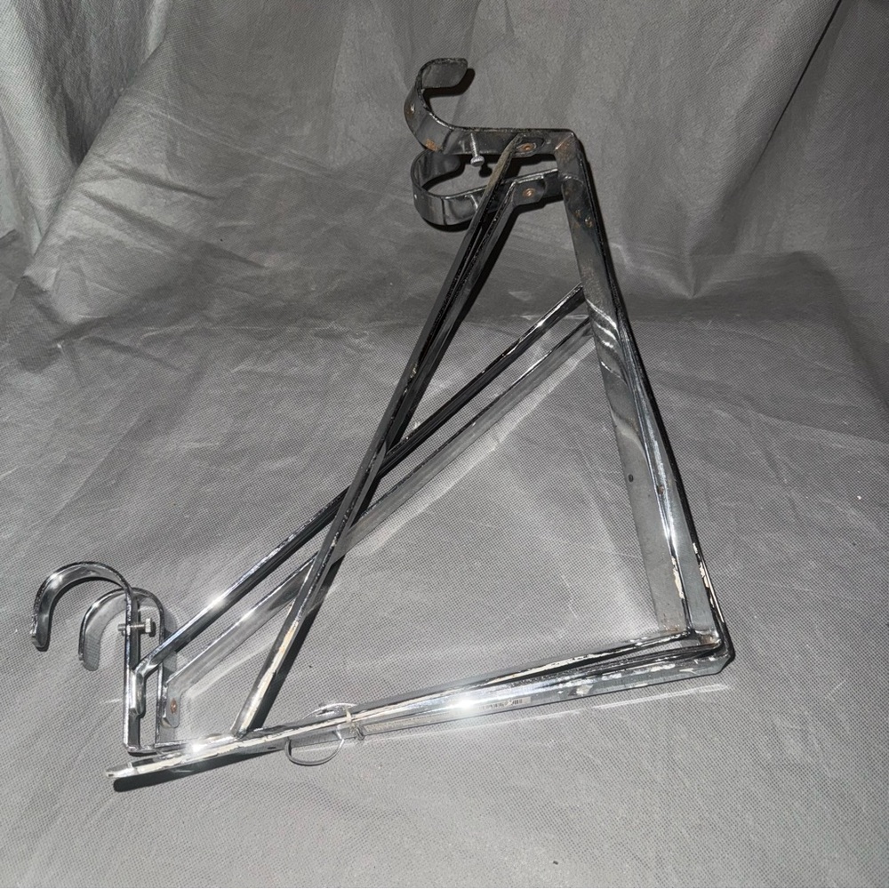 LIDO Closet Organizer Shelf Brackets Chrome Set of Two